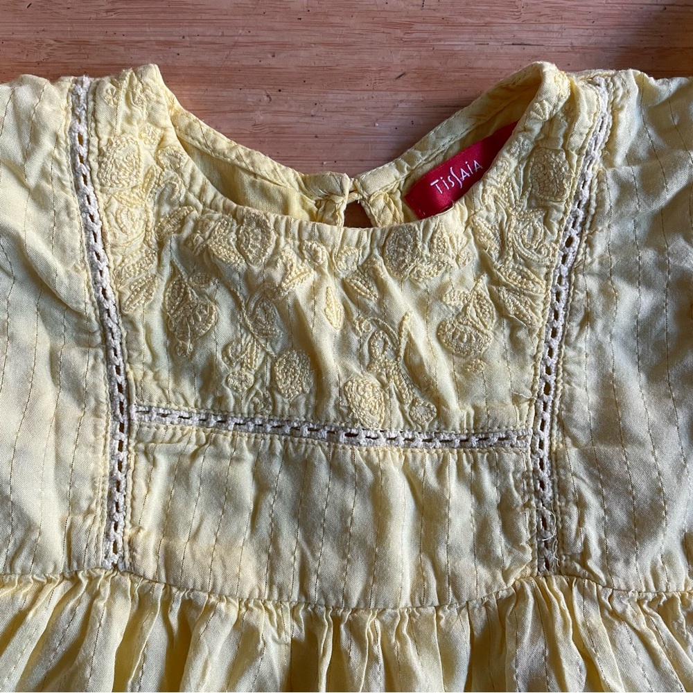 Yellow Ruffled Dress - Picture 3 of 4